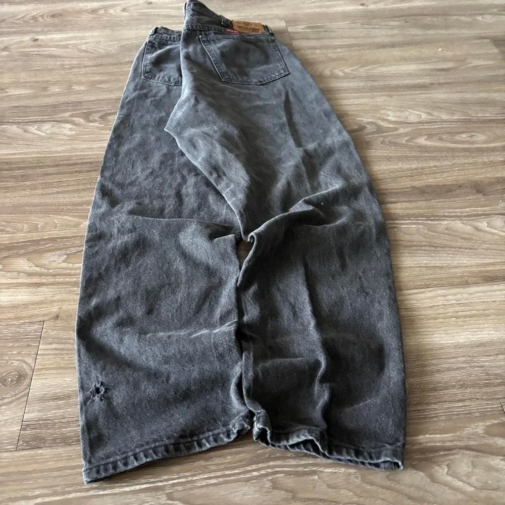 Vintage 90s Black Made In USA Essential Denim Jeans! 34x32